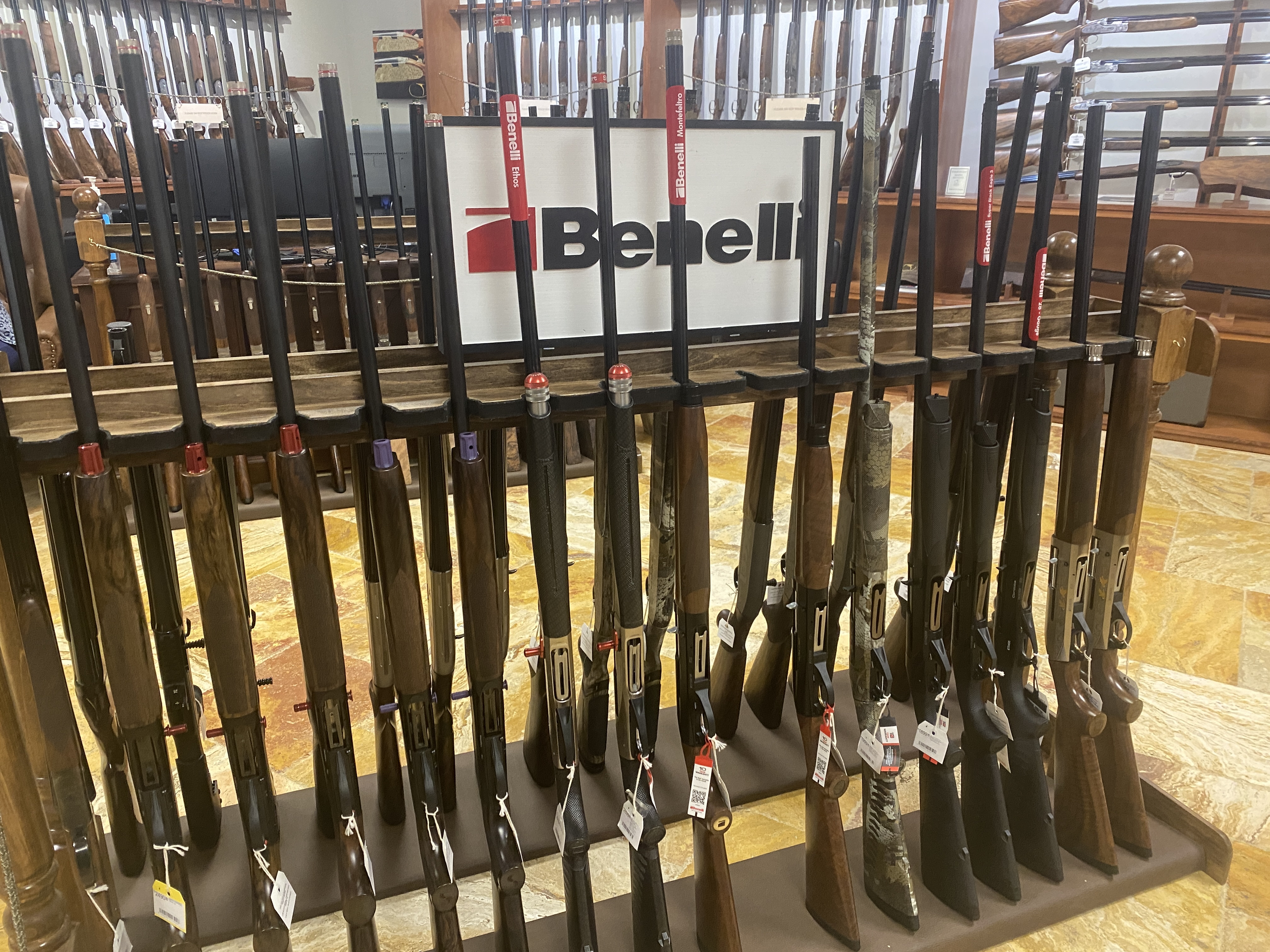 Image of Benelli shotguns featured at cole gunsmithing