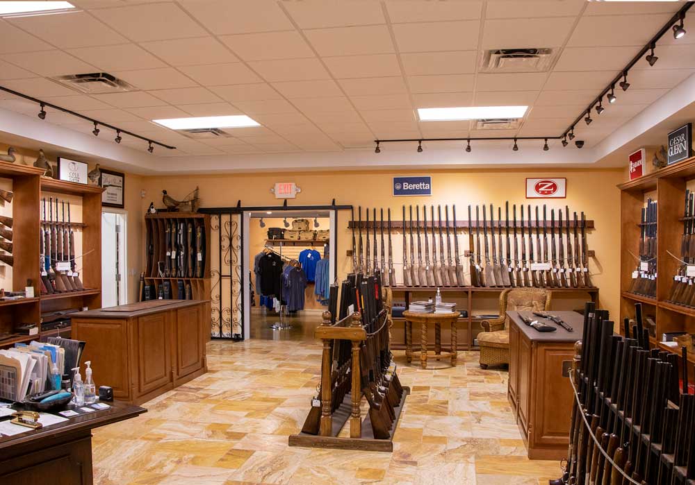 Premium shotguns on display at our Naples, Florida gun shop | Cole Fine Guns and Gunsmithing