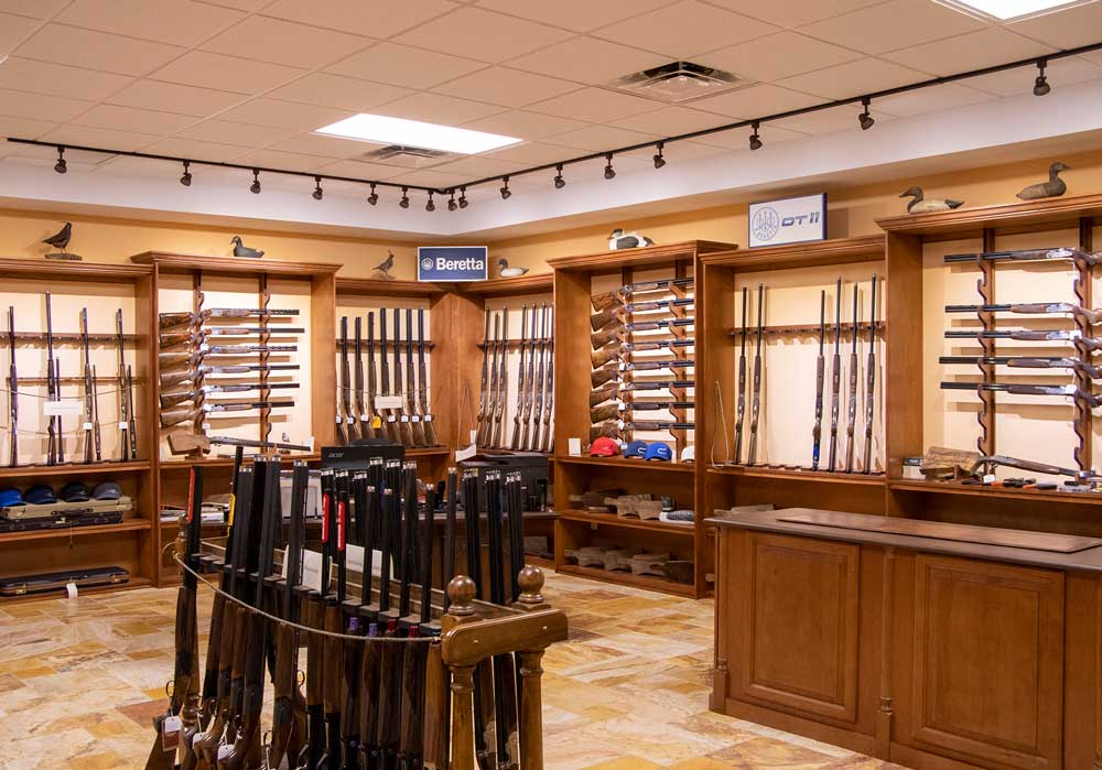 Premium shotguns on display at our Naples, Florida gun shop | Cole Fine Guns and Gunsmithing
